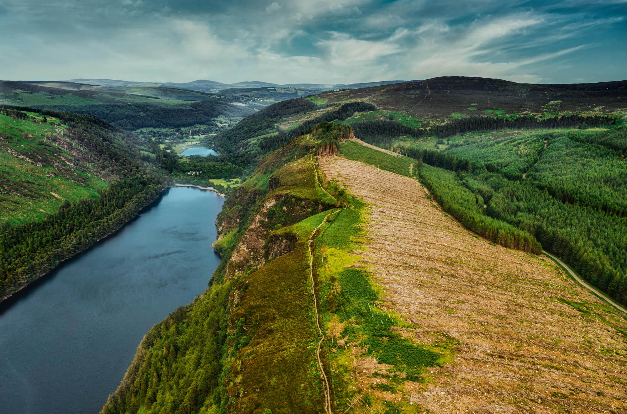 Striking view of Irish countryside.