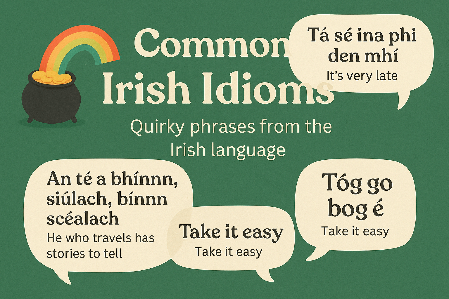 Speak Like a Local: Irish Idioms That Bring Gaeilge to Life