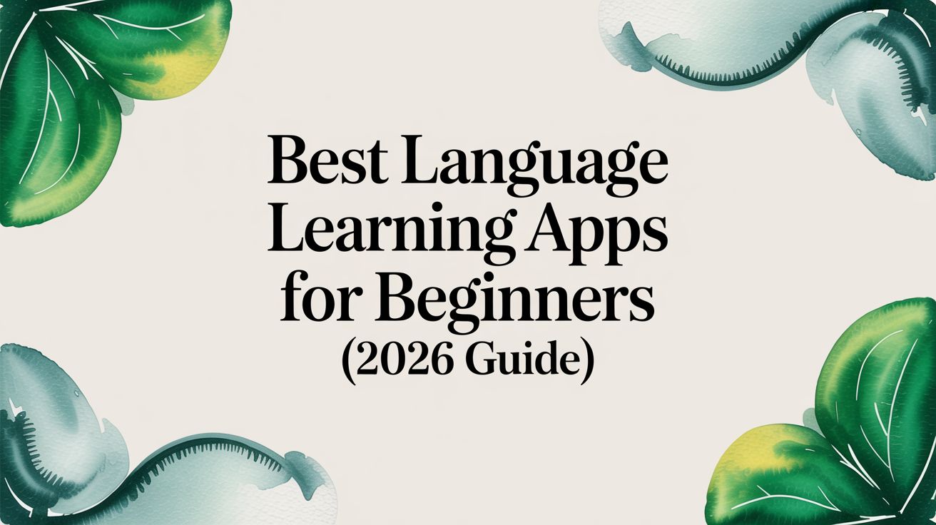 Best Language Learning Apps for Beginners (2026 Guide)