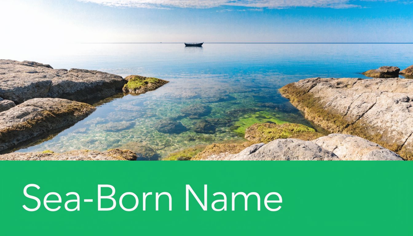 A scenic view of a calm, clear blue sea with rocky shores and a small boat drifting.