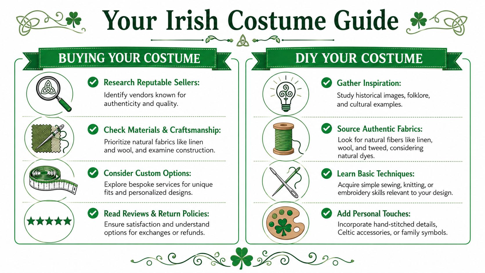 How to Source or Create Your Irish Costume