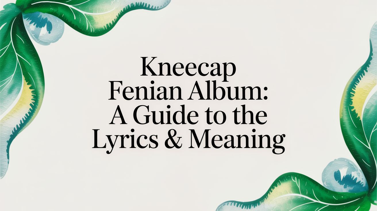 Kneecap Fenian Album: A Guide to the Lyrics & Meaning