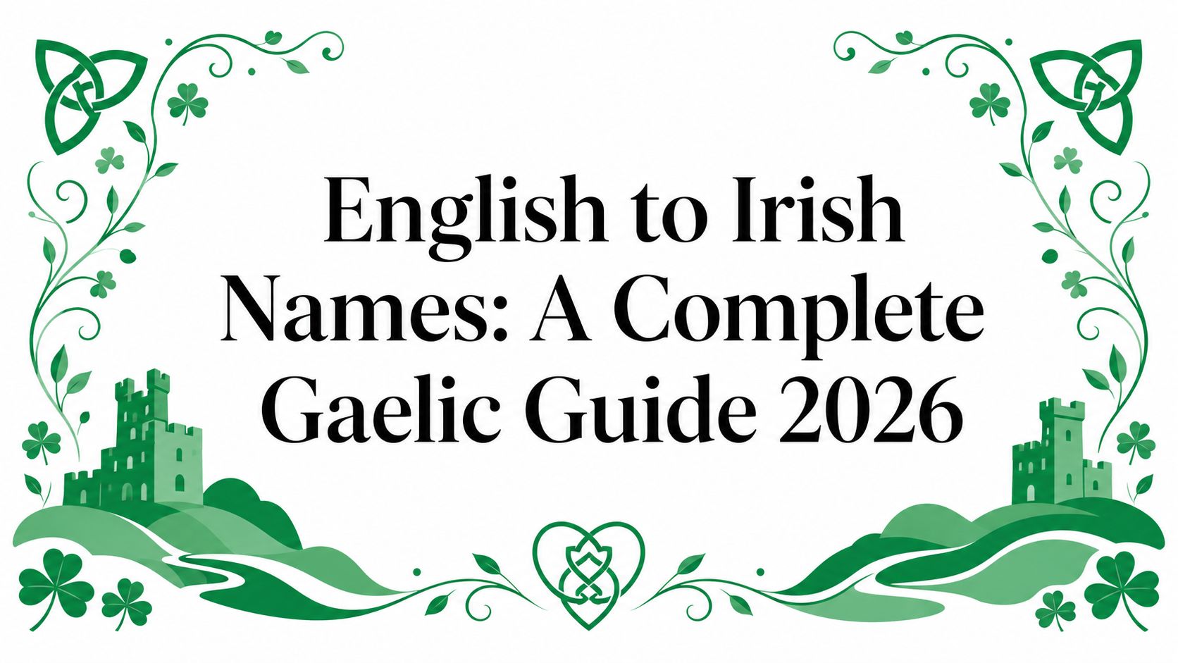 English to Irish Names: A Complete Gaelic Guide 2026
