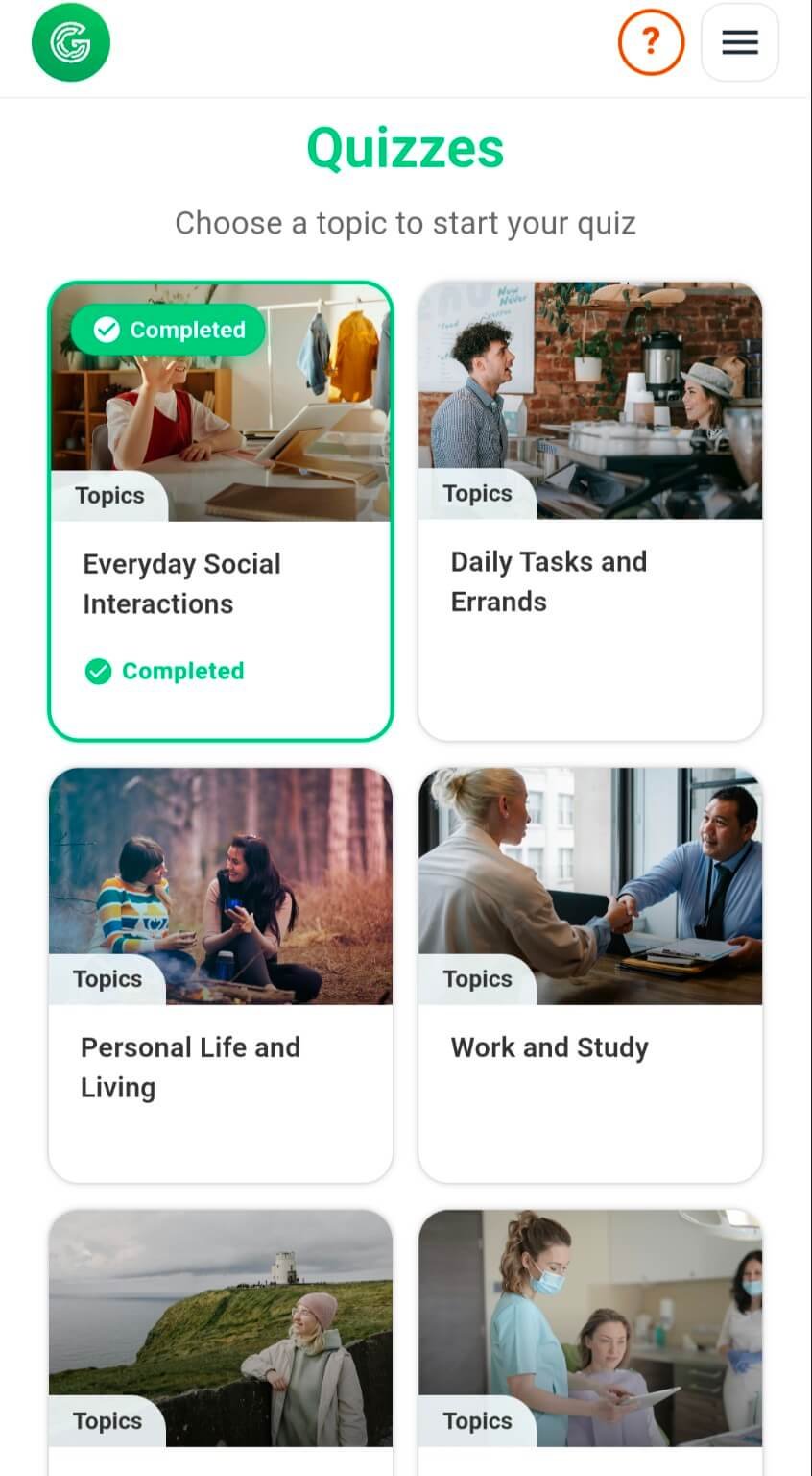 Gaeilgeoir Irish quizzes and review