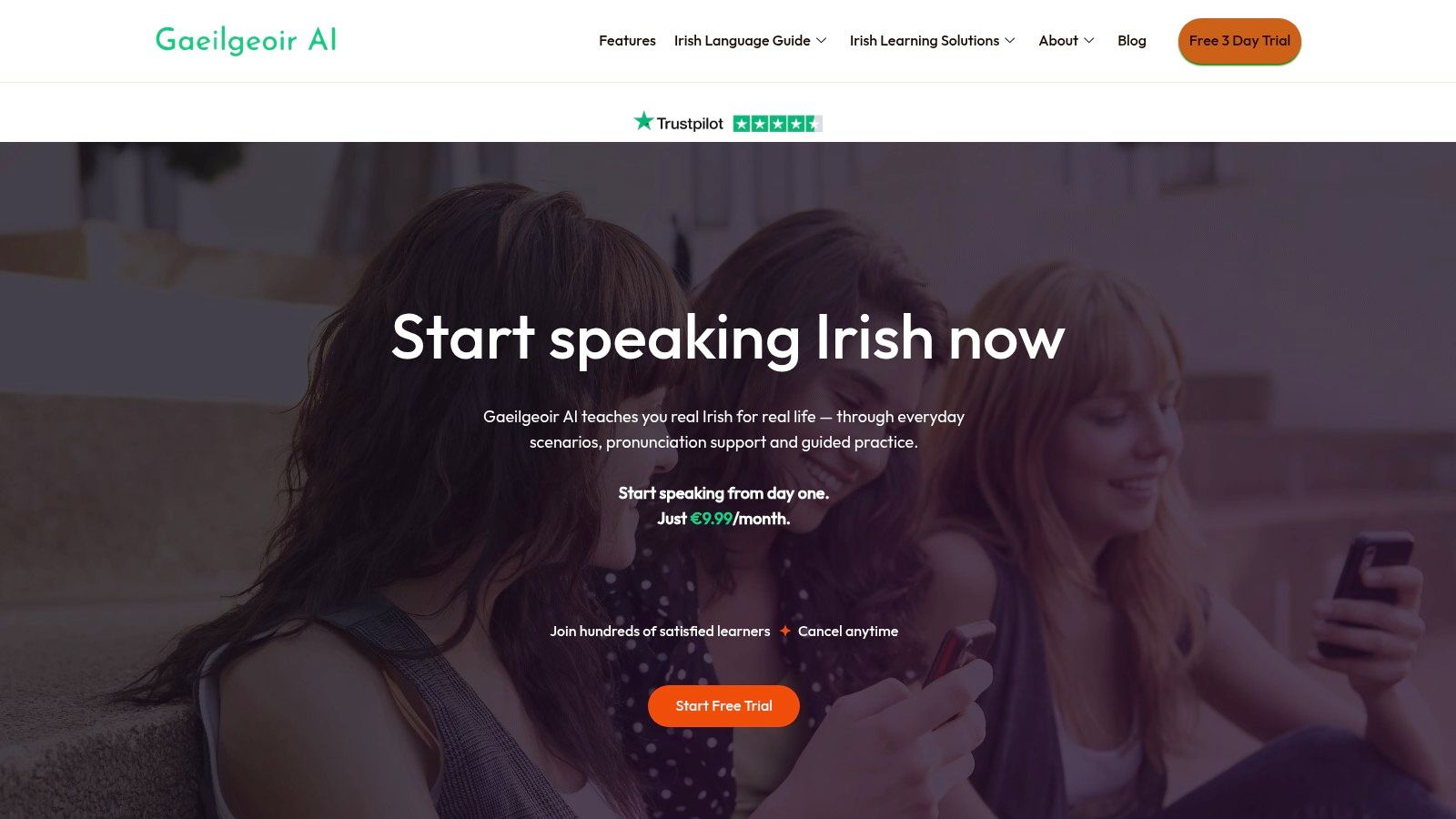 Screenshot from https://gaeilgeoir.ai