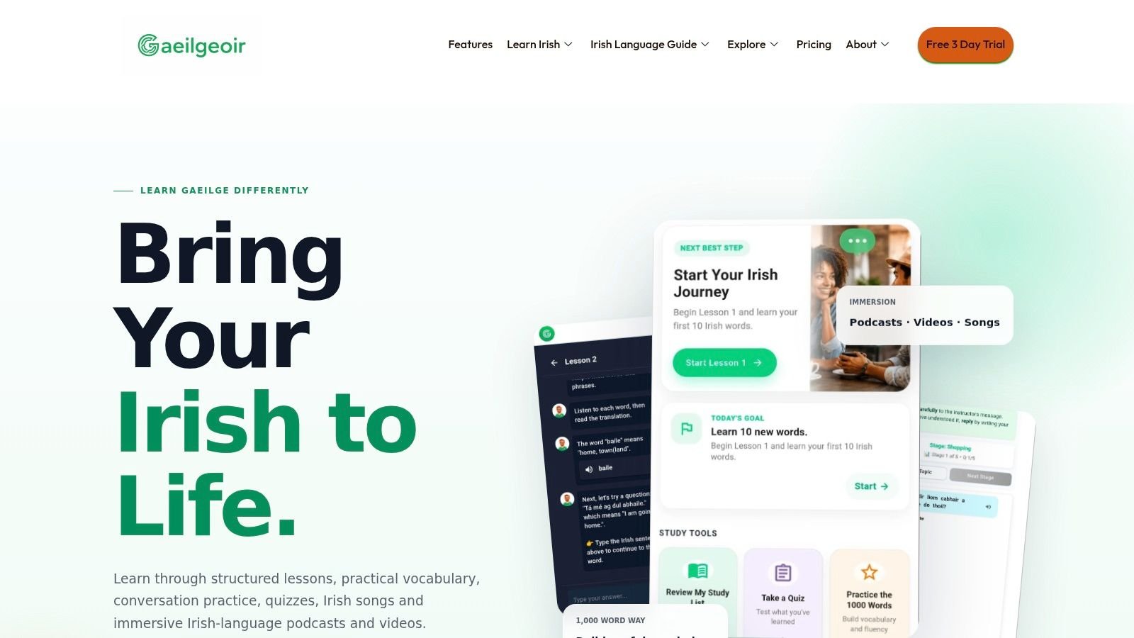 Screenshot from https://gaeilgeoir.ai