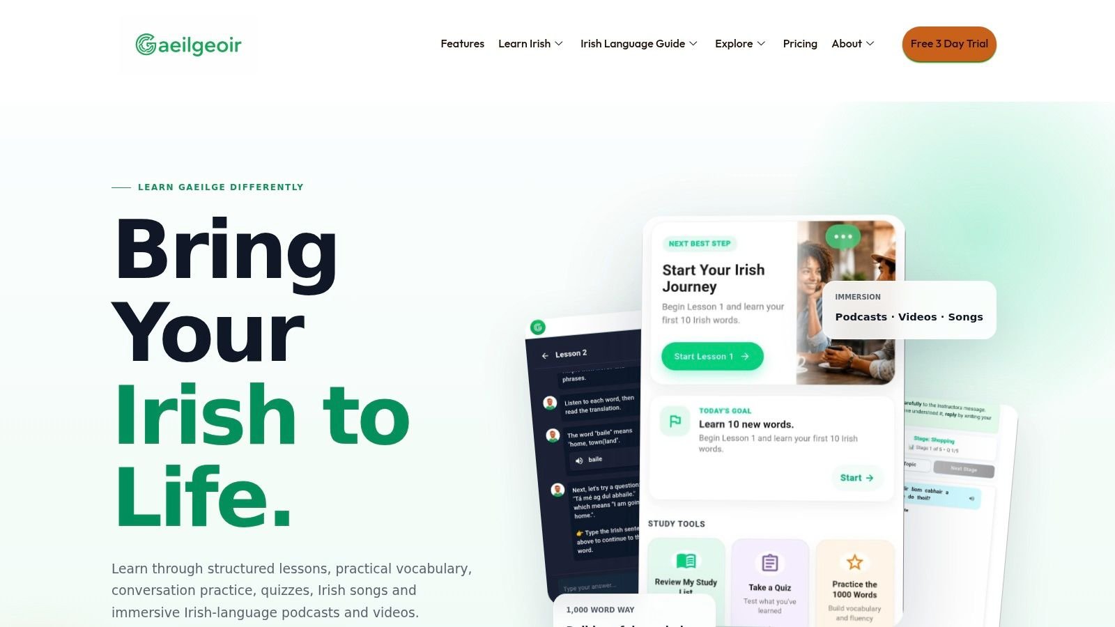 Screenshot from https://gaeilgeoir.ai